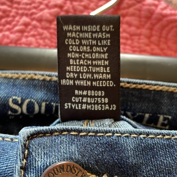 Women's 16 Sound Style Jamie Skinny Jeans cotton spandex stretch tapered leg - Picture 11 of 11